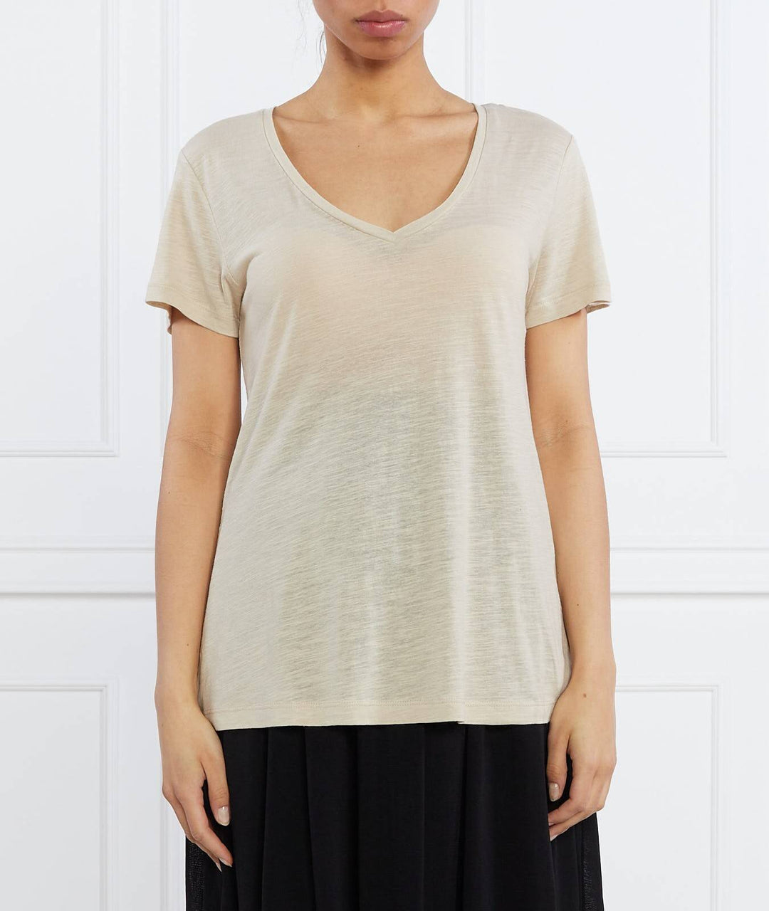 Tommy Hilfiger Slub V-Neck T-Shirts & Tank Tops (Linen-Blend)