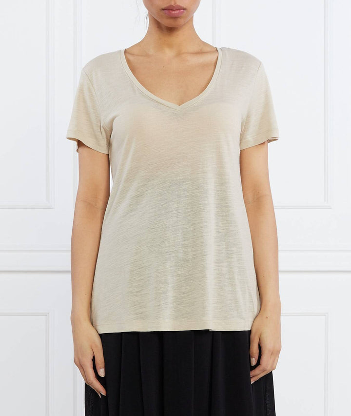 Tommy Hilfiger Slub V-Neck T-Shirts & Tank Tops (Linen-Blend)