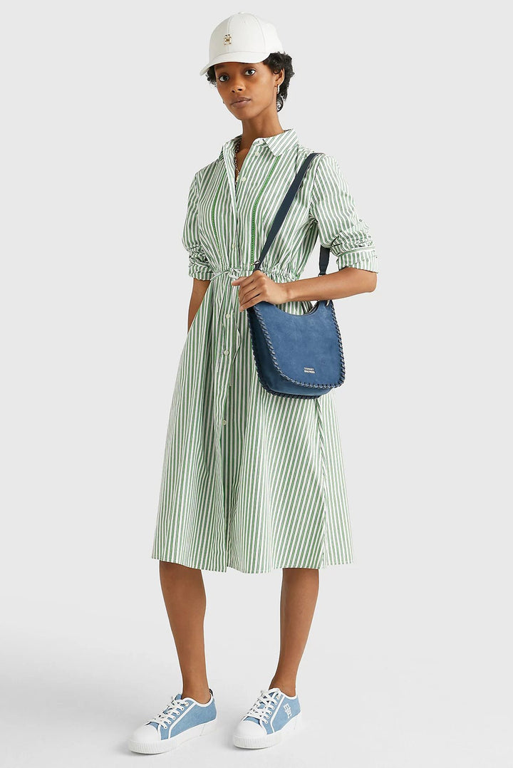 Tommy Hilfiger Stripe Midi Shirt Dress