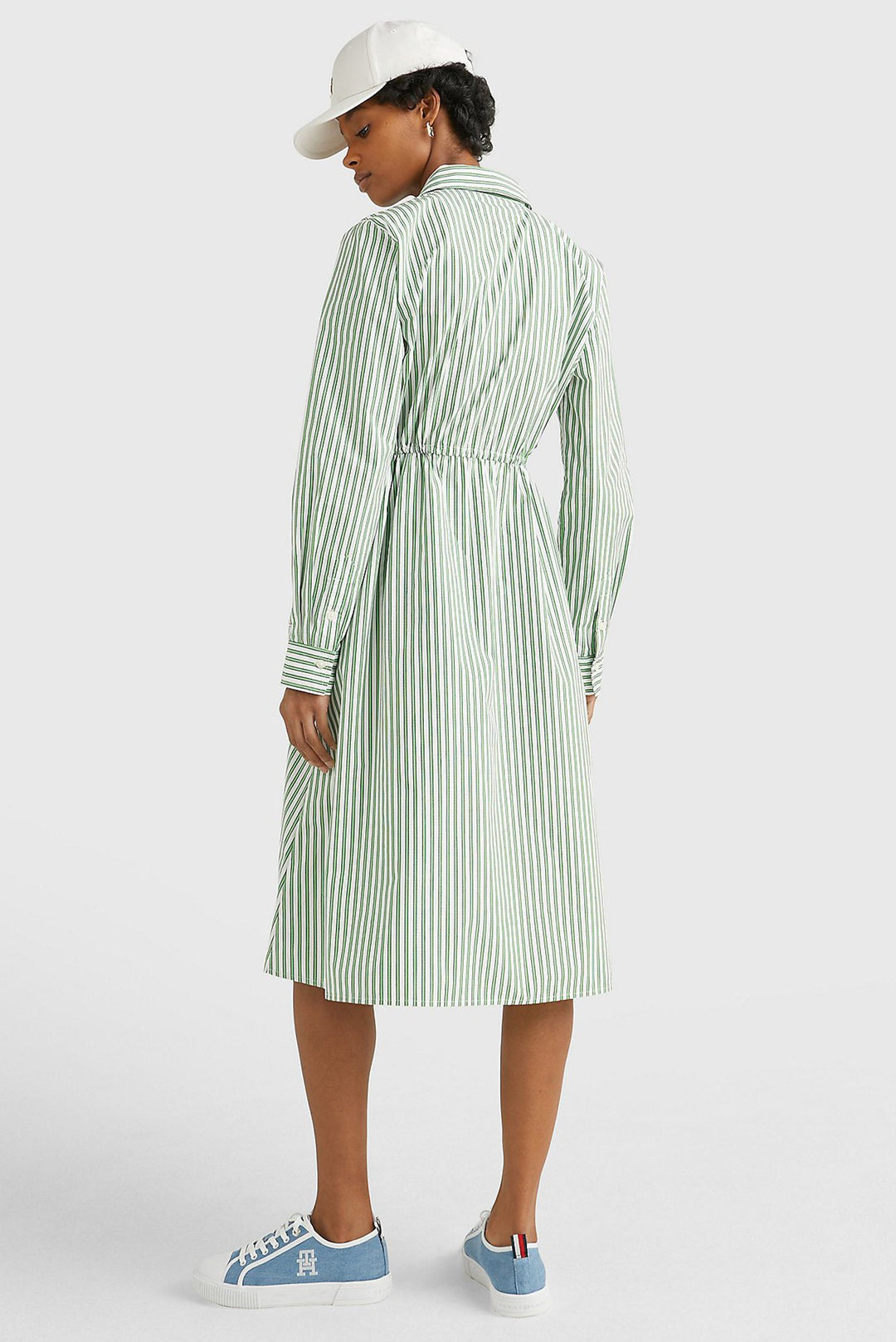 Tommy Hilfiger Stripe Midi Shirt Dress