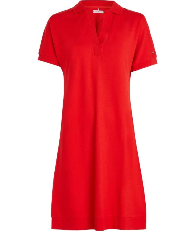 Tommy Hilfiger Relaxed Lyocell Polo Knee Dress