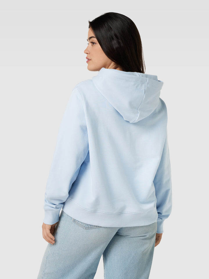 Tommy Hilfiger Curve Hoodie with Embroidered Logo (Breezy Blue)