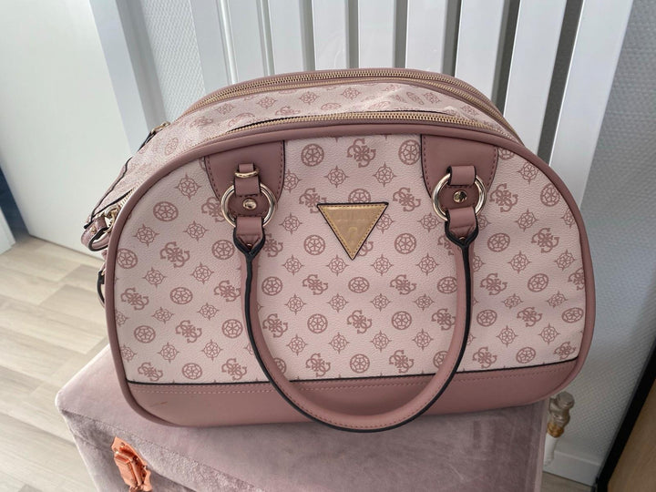 Womens Pet Carrier Bag - Light Nude