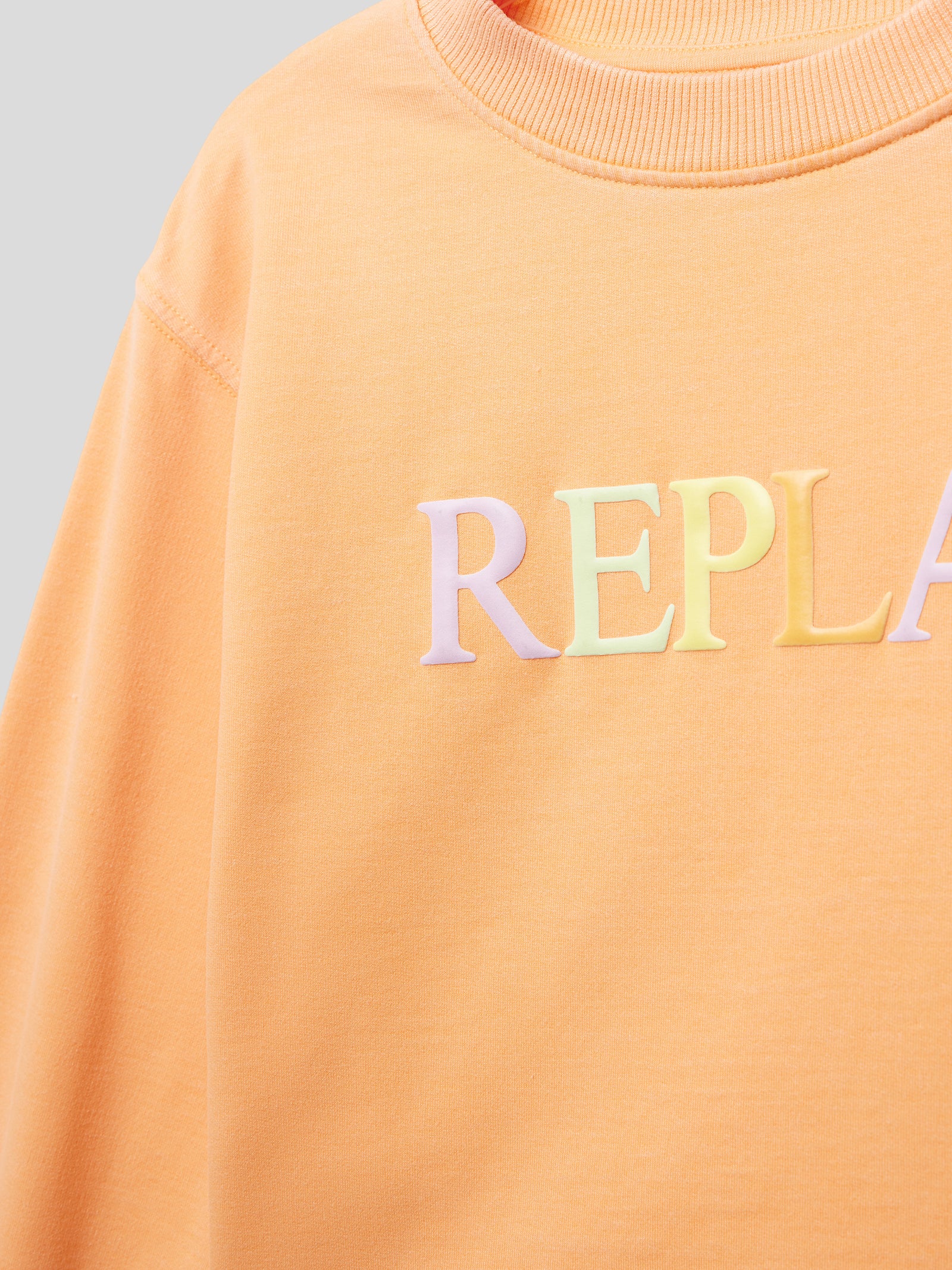 Girls Sweatshirt - Orange / Multi