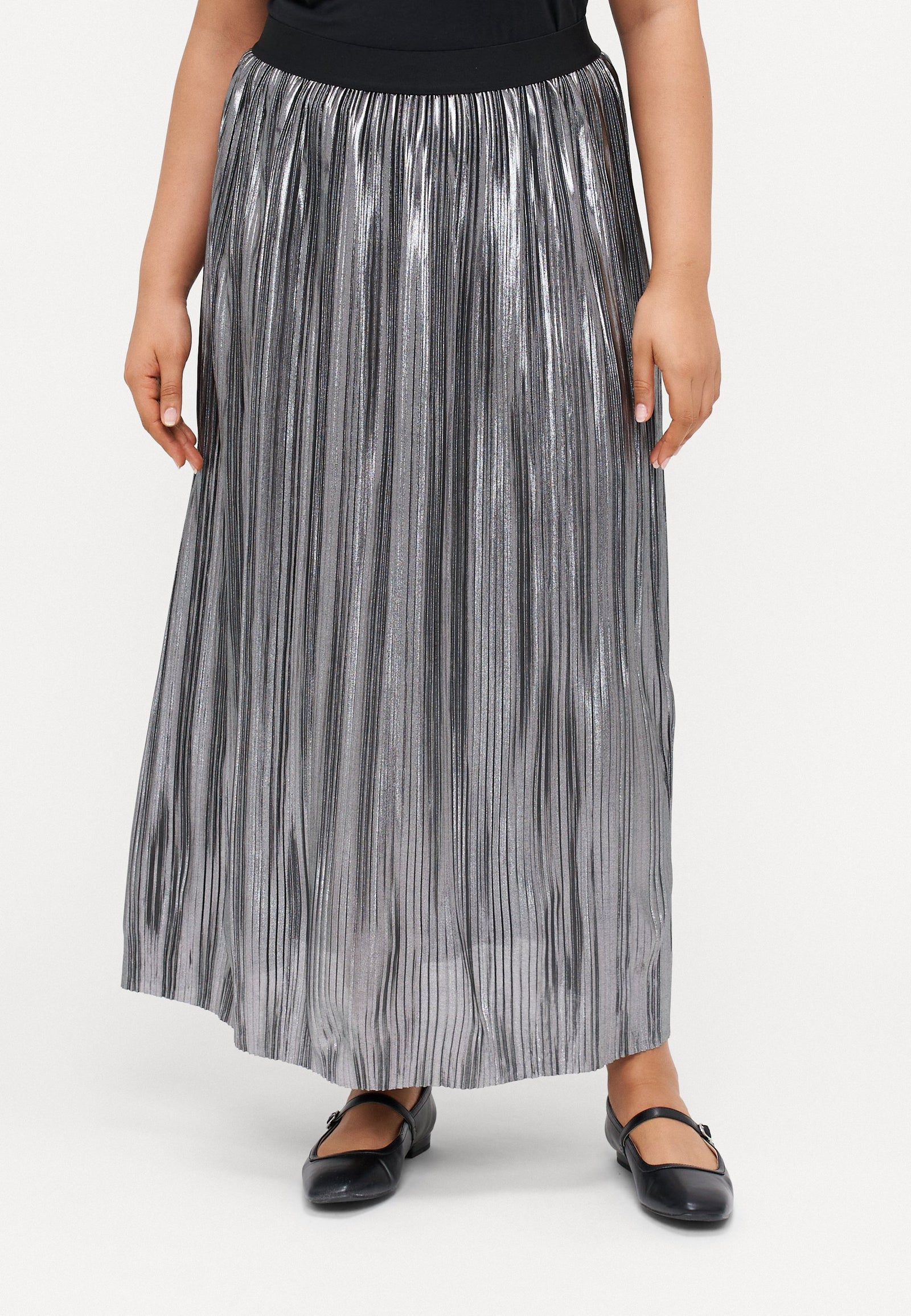 Women Skirt - Silver
