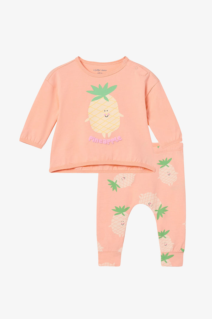 Baby Two Piece Set - Orange