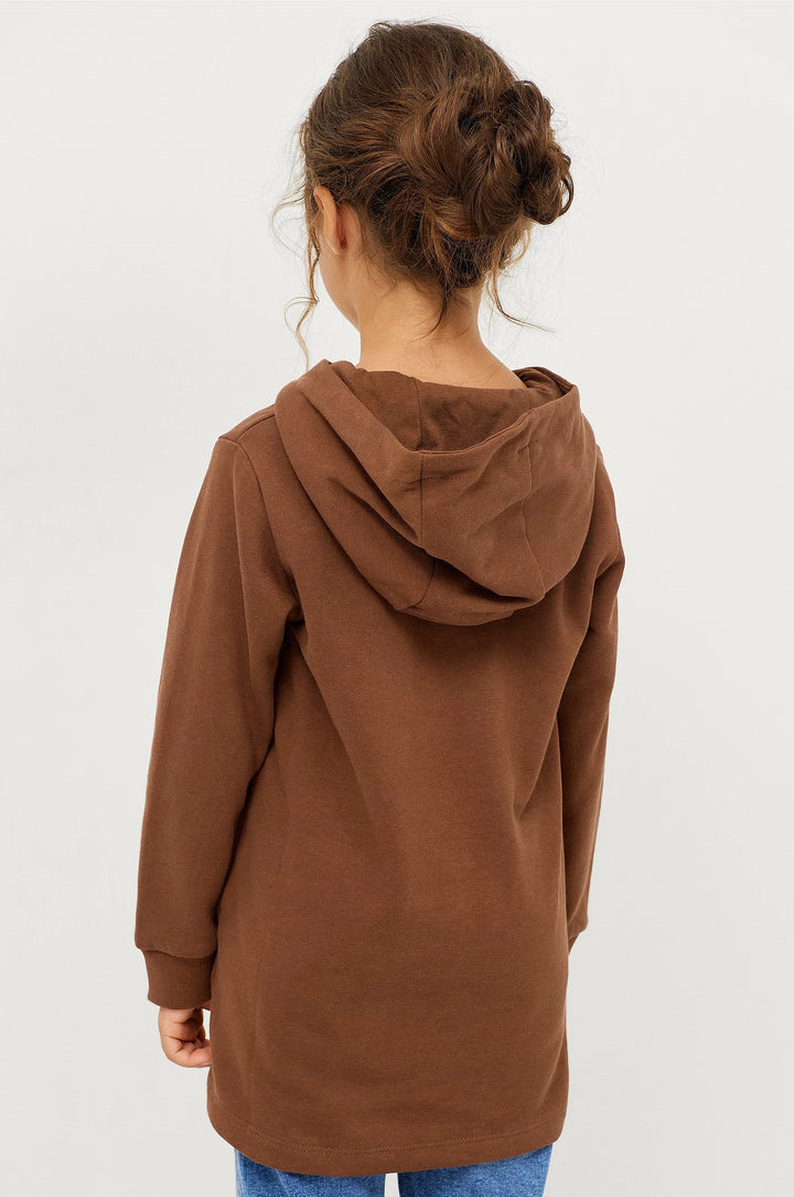 Girls Casual Dresses - Brown