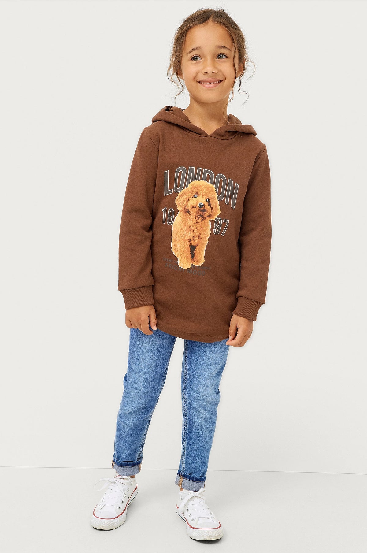 Girls Casual Dresses - Brown