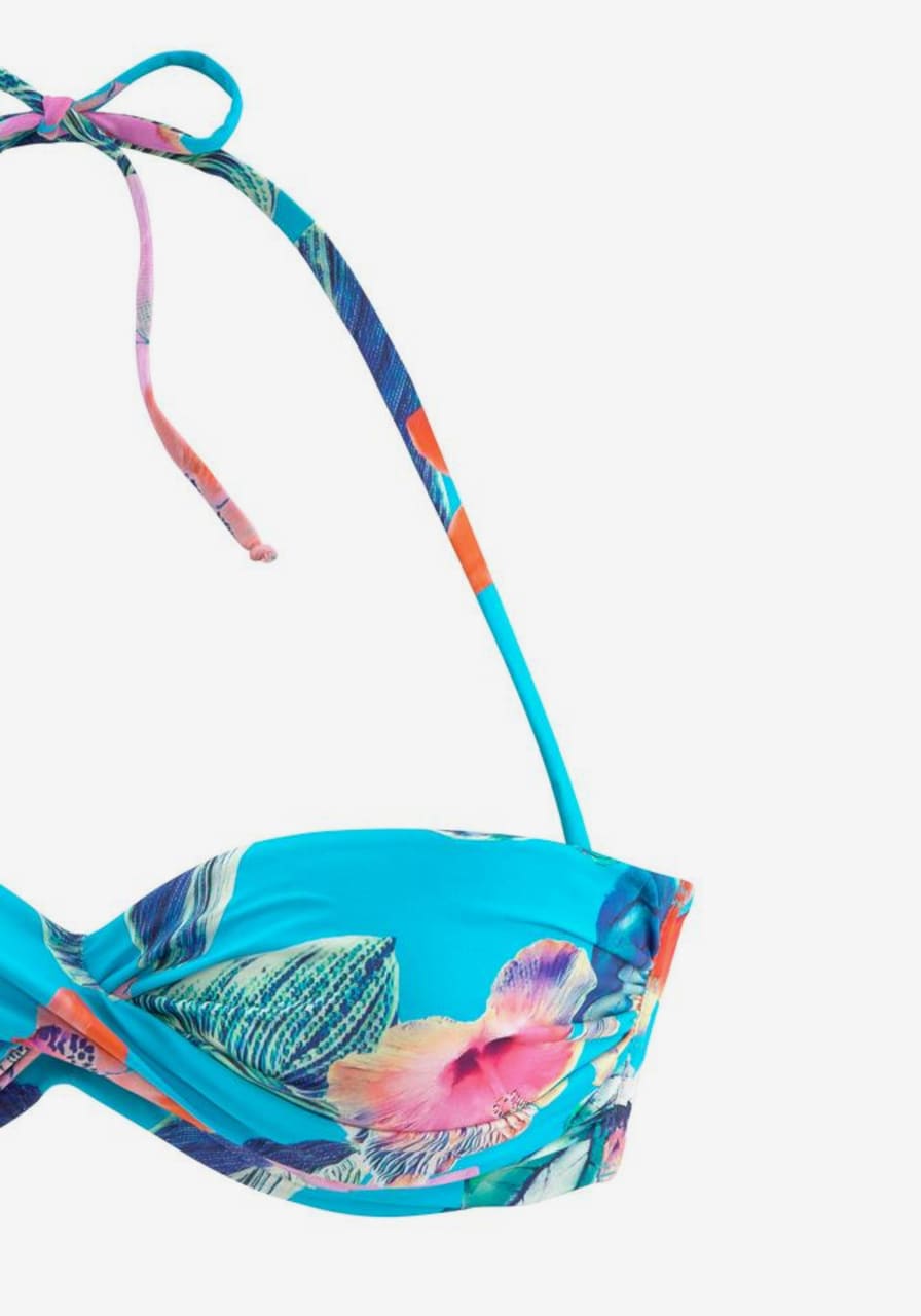 Womens Bikini - Blue/Floral