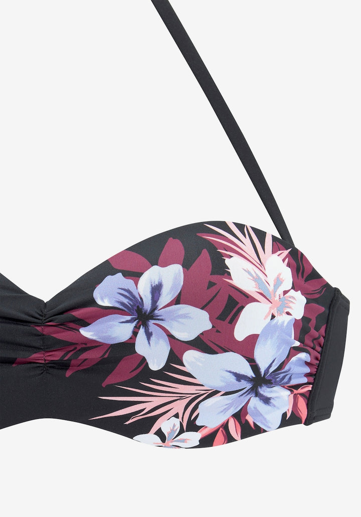 Womens Bikini - Black/Floral