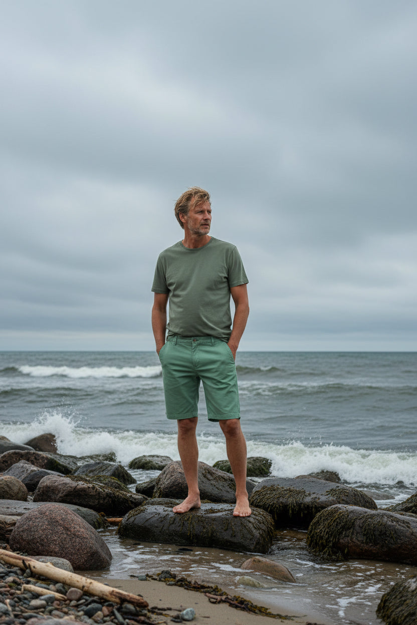 Mens Shorts - Sage