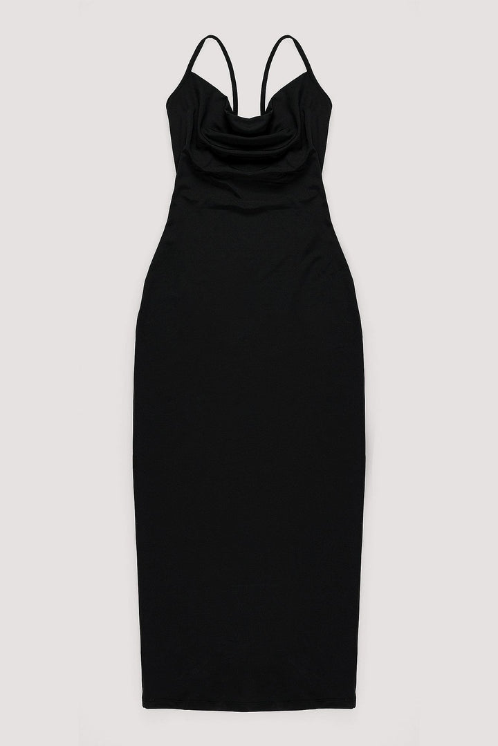 Women Maxi Dress - Black