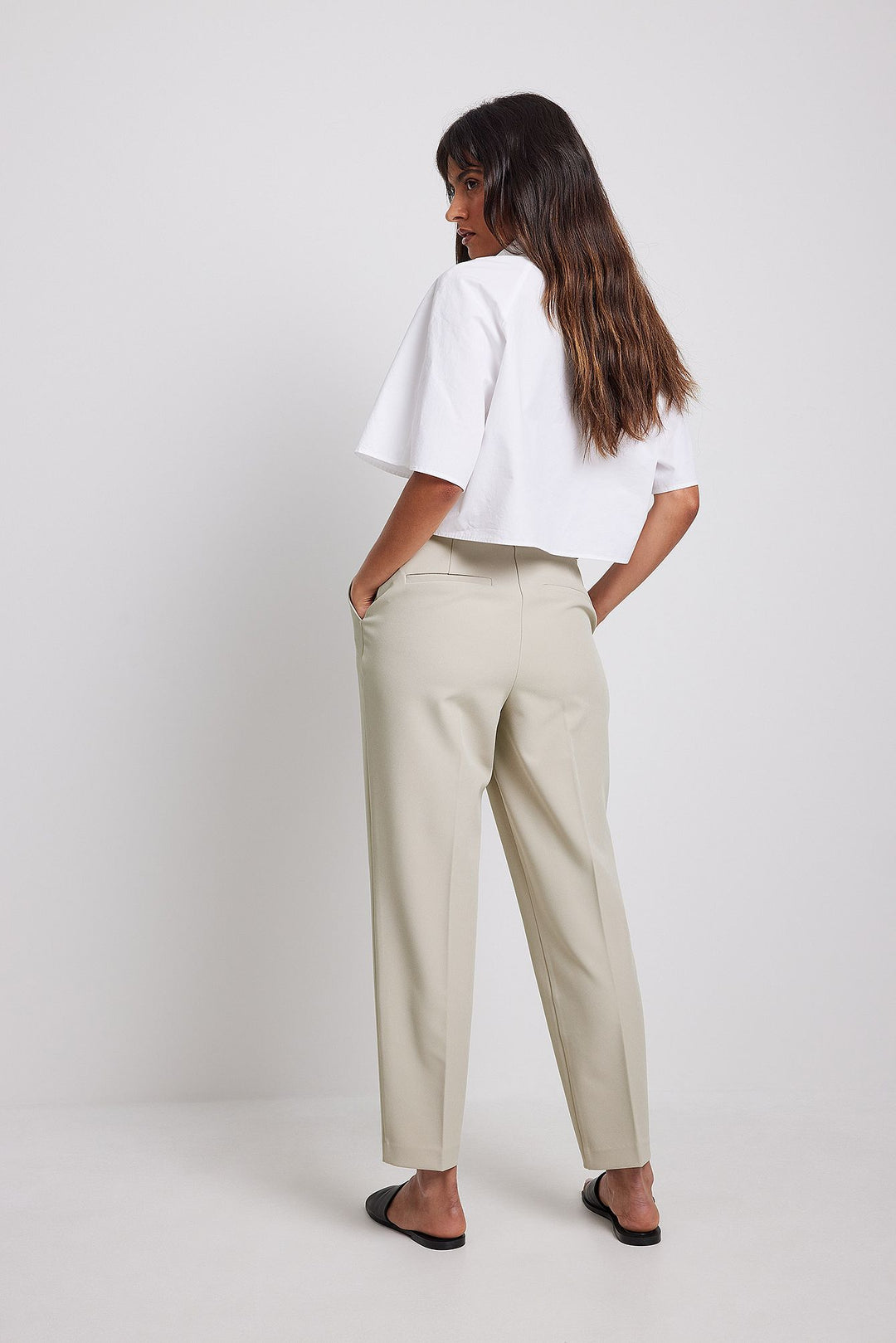 Women Pants - Beige