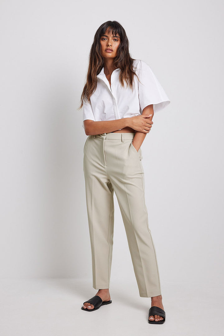 Women Pants - Beige