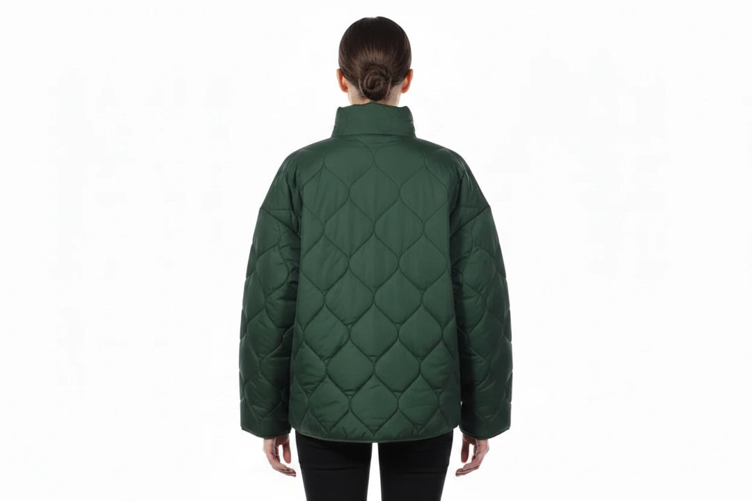 Womens Puffer - Dark Green