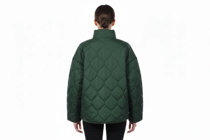 Womens Puffer - Dark Green