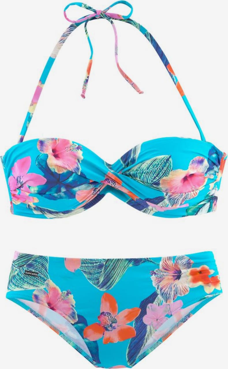 Womens Bikini - Blue/Floral