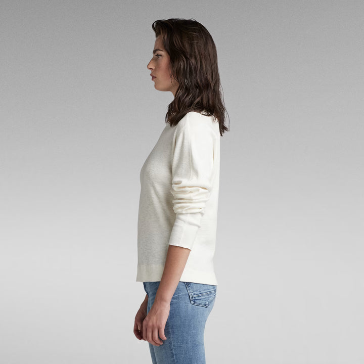 Womens Sweater - White