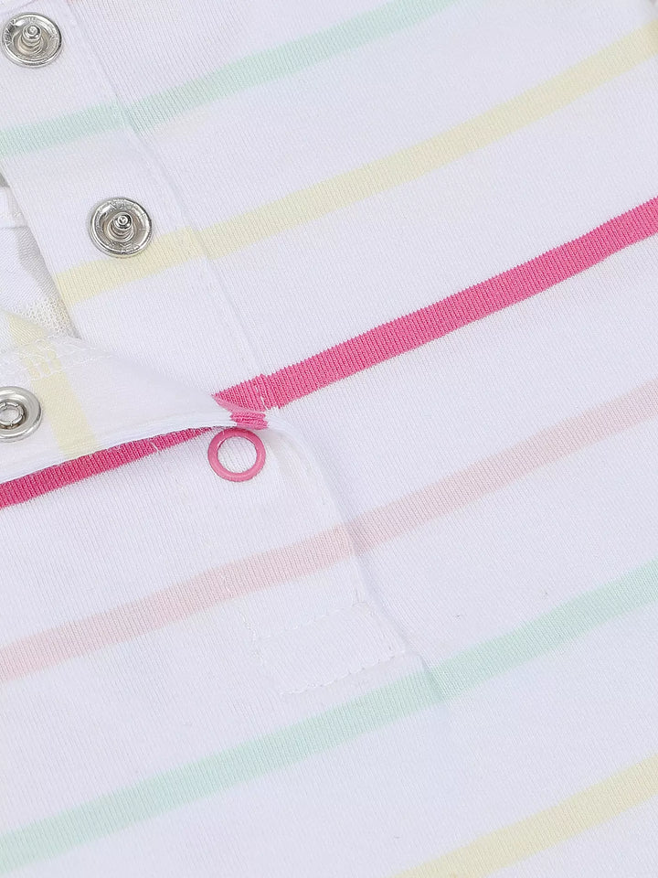 Bērnu svītrains kokvilnas T-krekls