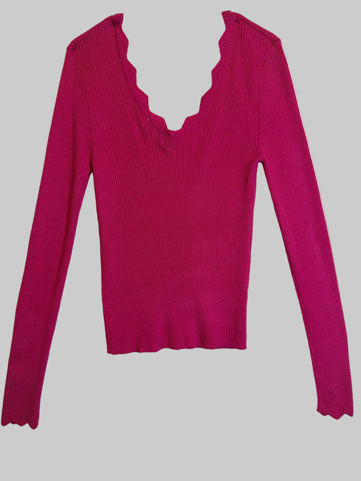 Fuchsia Fedora Women's Knit Sweater