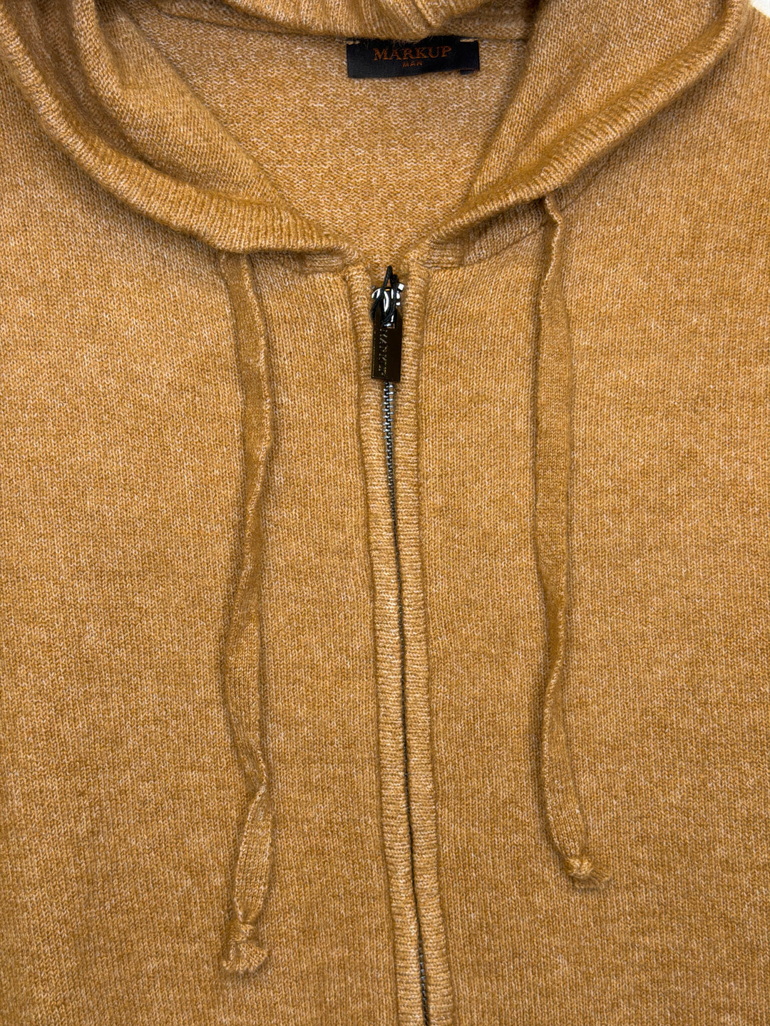 Full-Zip Knit Hoodie