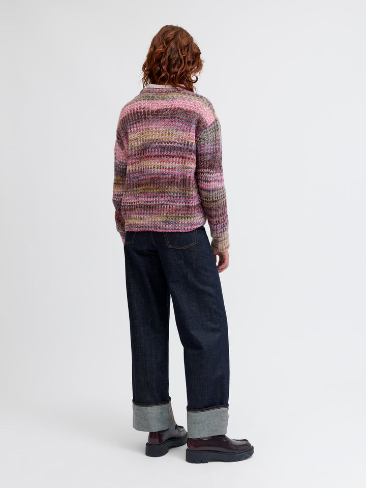 Acai/Space Dye Sweater