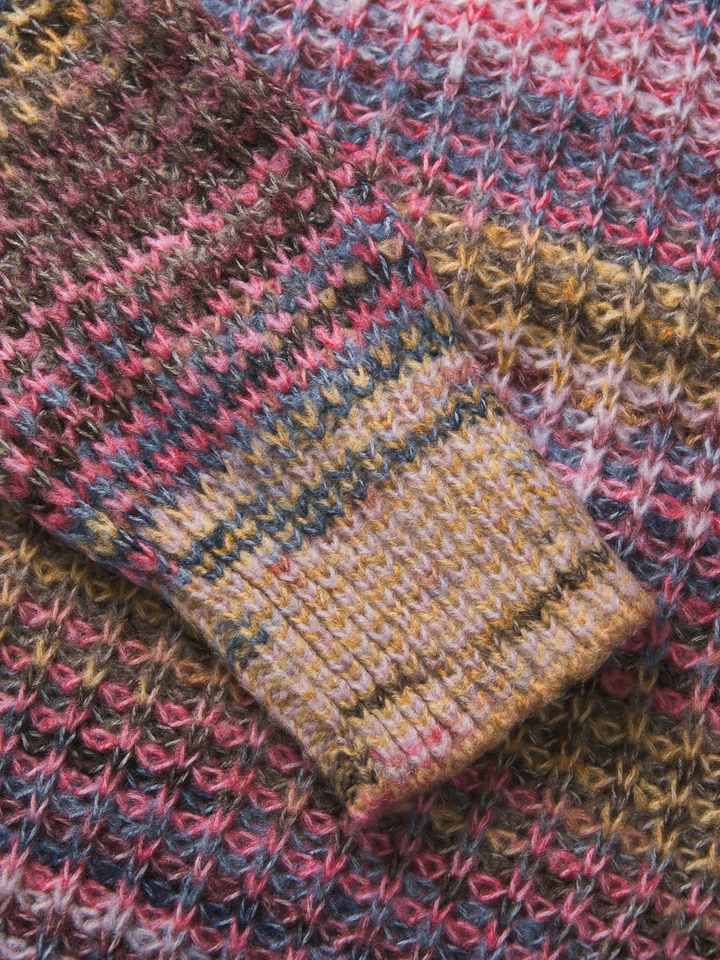 Acai/Space Dye Sweater