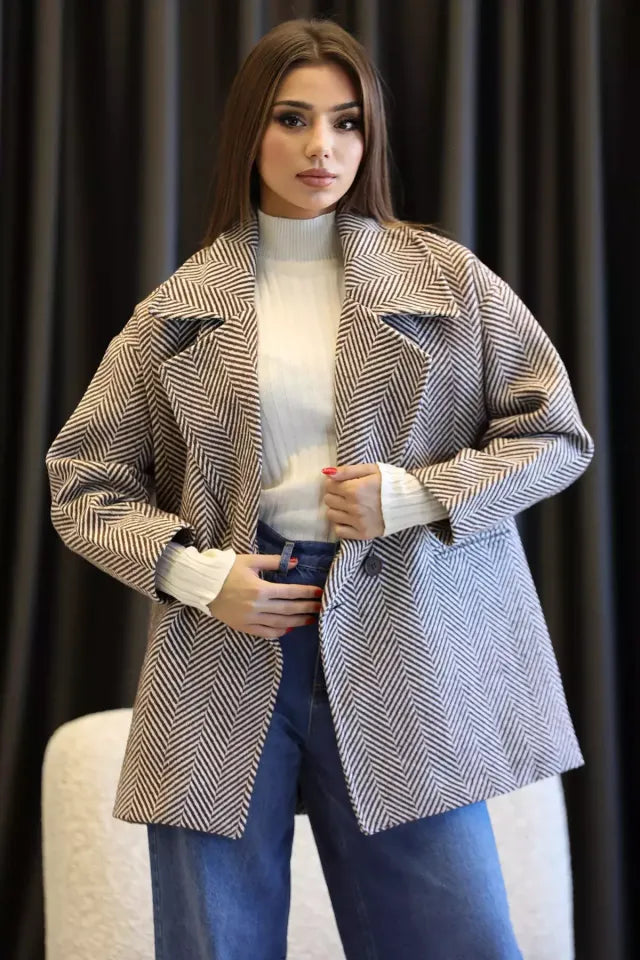 Women Coat - Brown