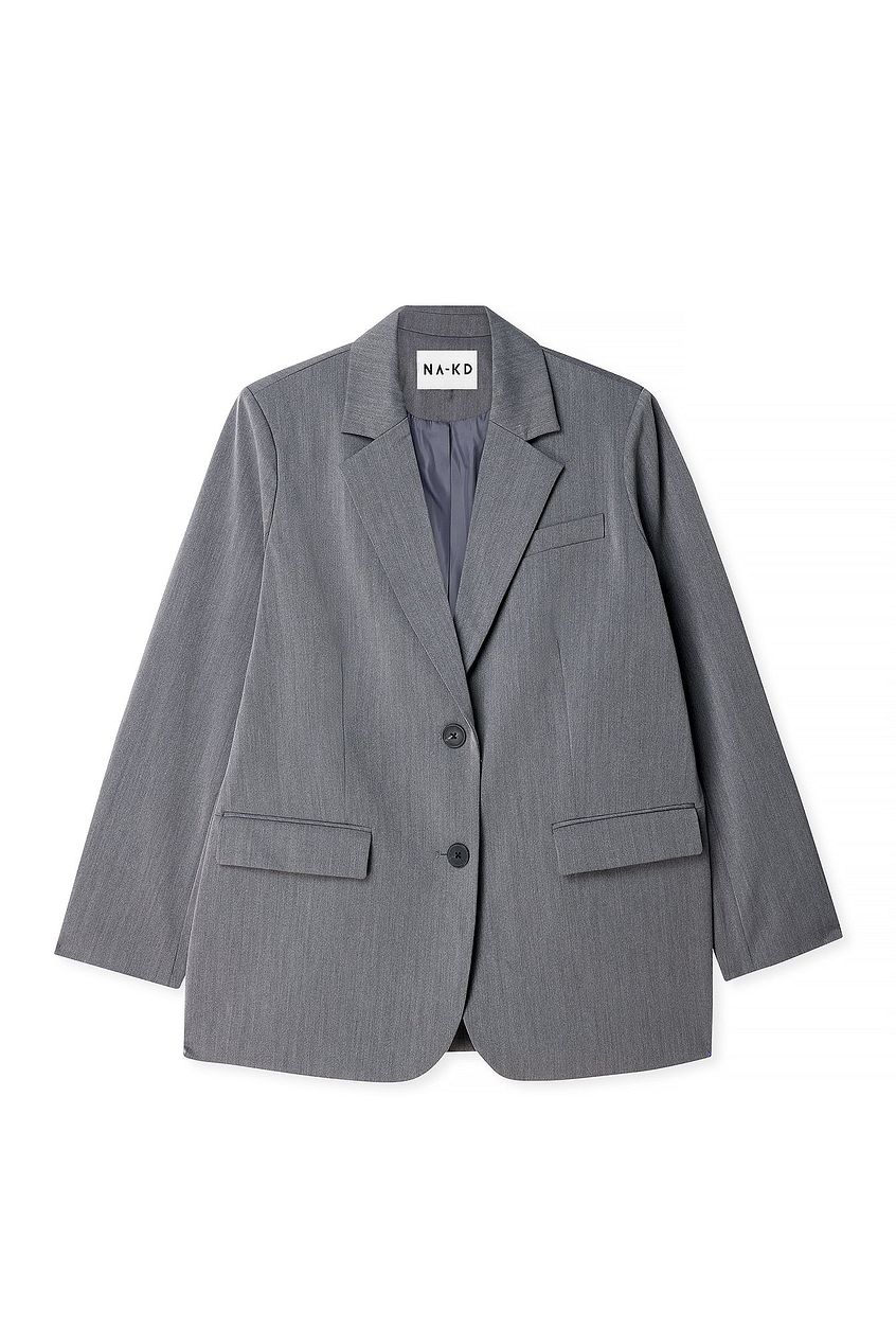 Women Blazer - Grey