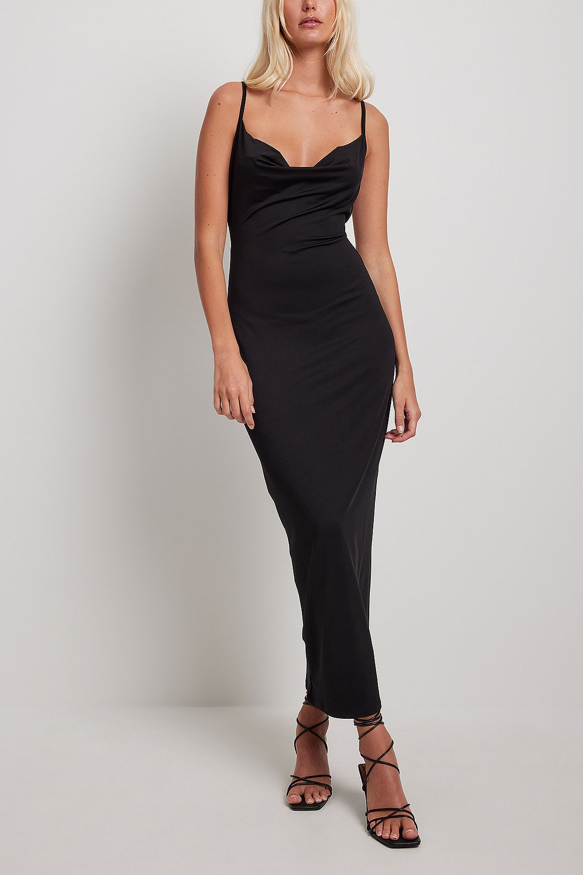 Women Maxi Dress - Black