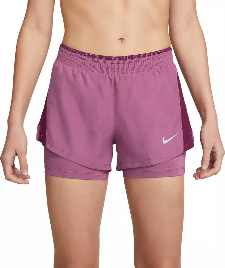 Womens Athletic Shorts - Purple