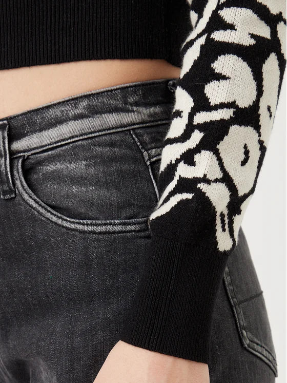 Black Women's Knit Sweater