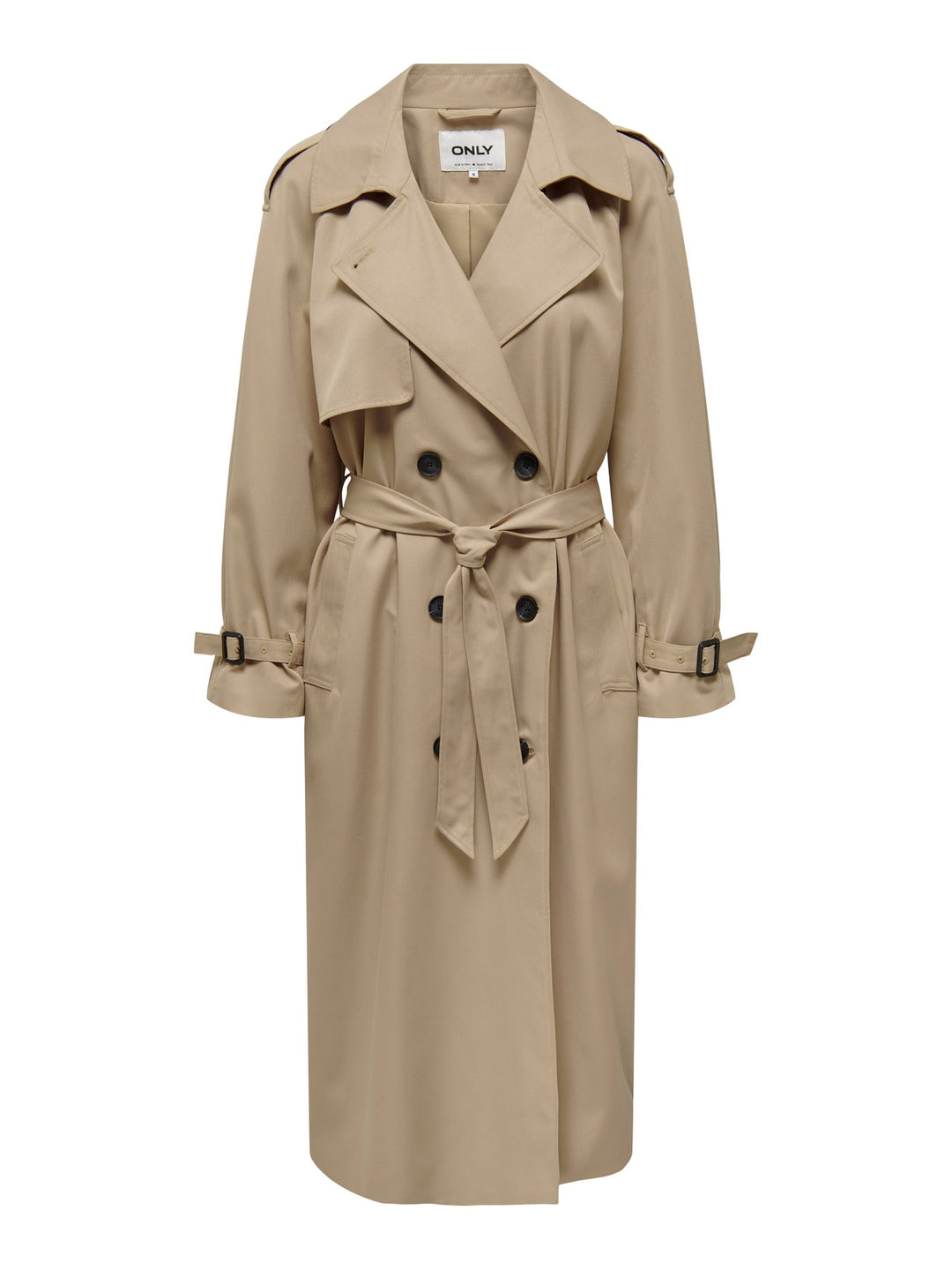 Women Coat - Beige/Tannin