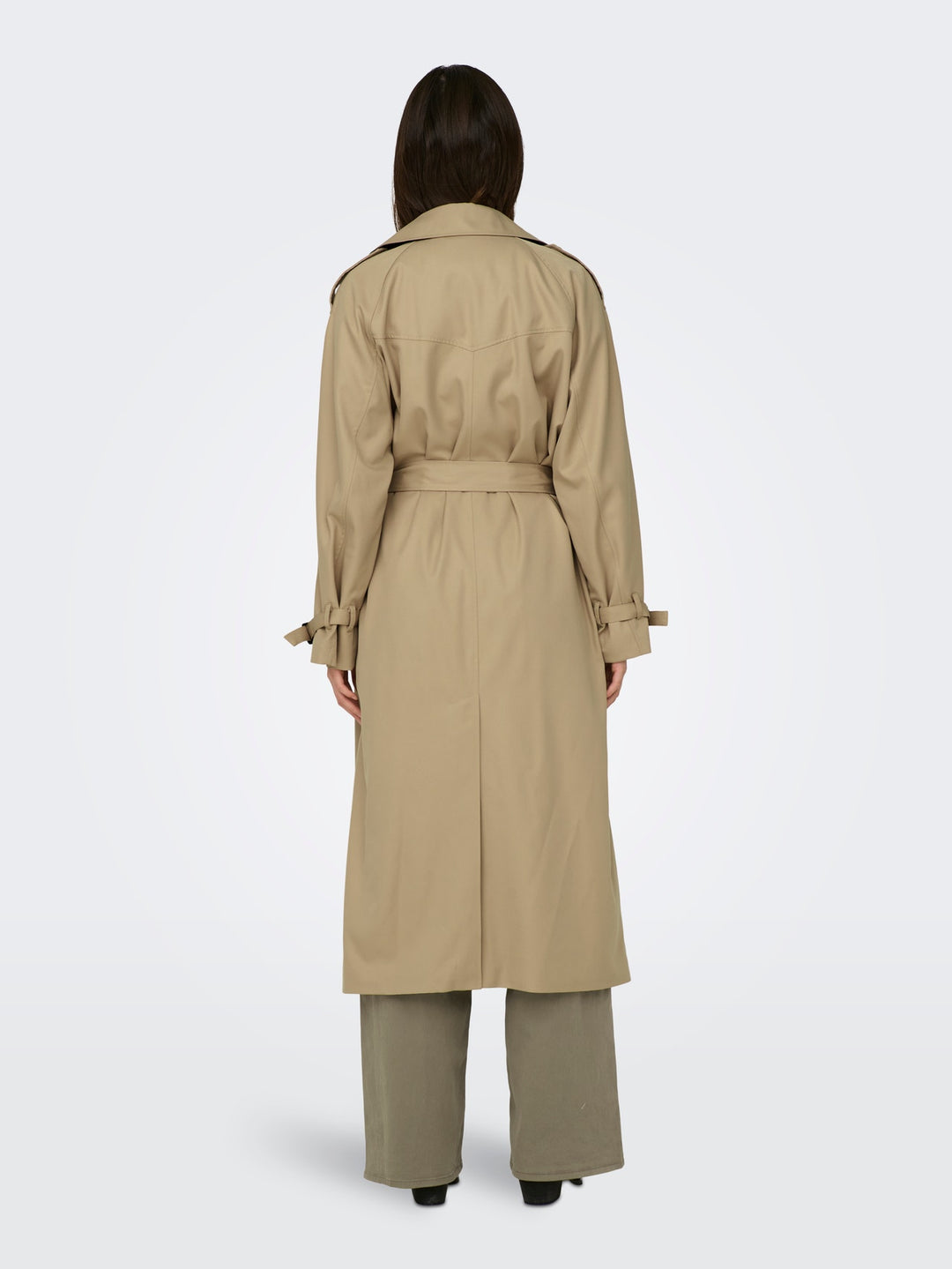 Women Coat - Beige/Tannin