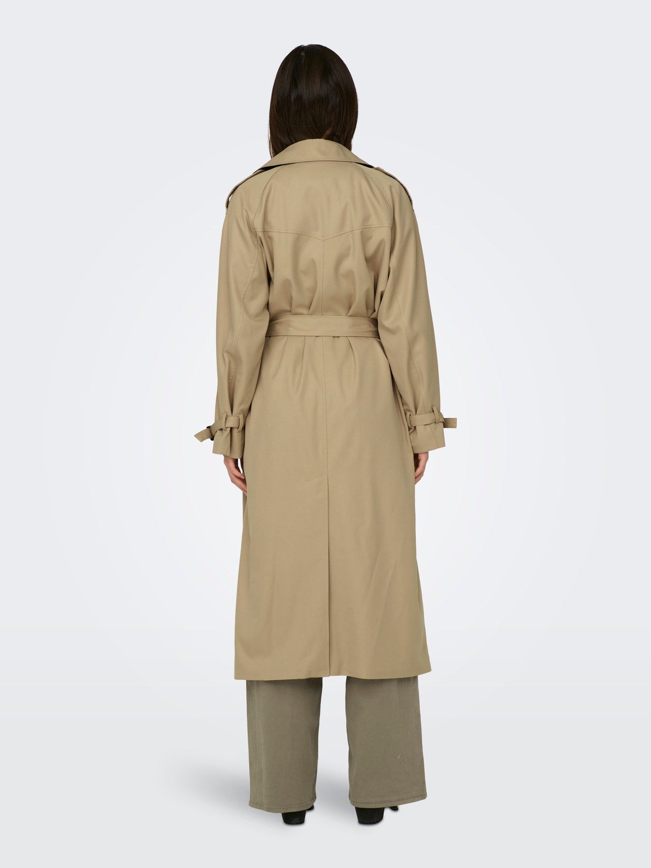 Women Coat - Beige/Tannin