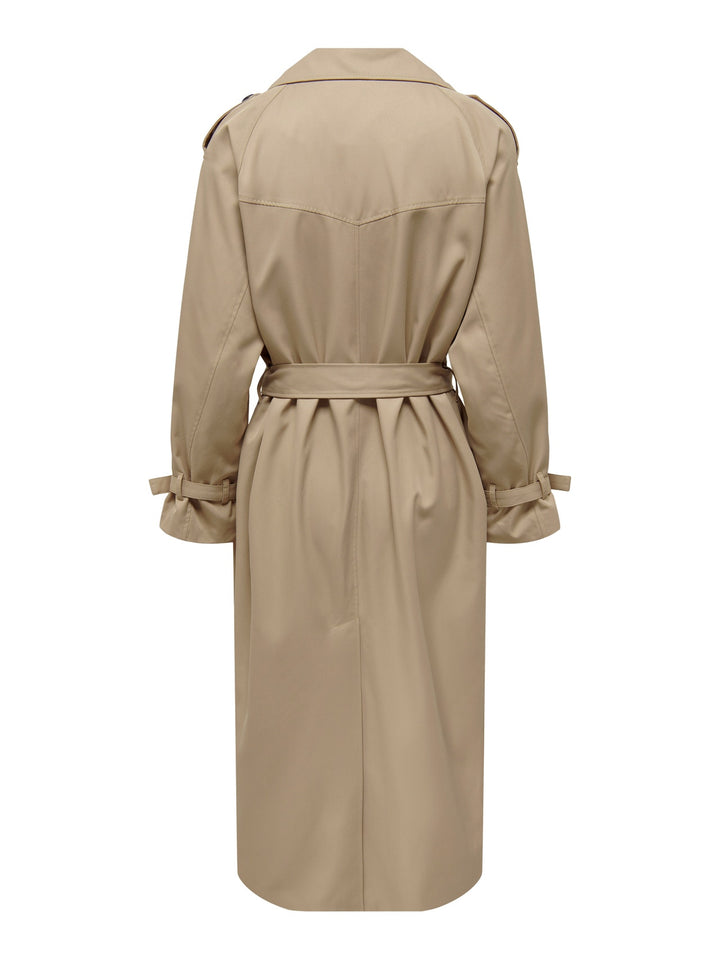 Women Coat - Beige/Tannin