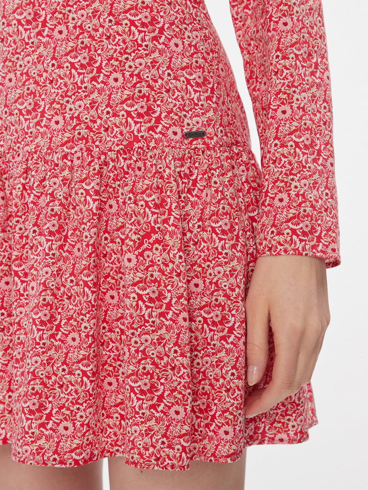 Womens Mini Dress - Red
