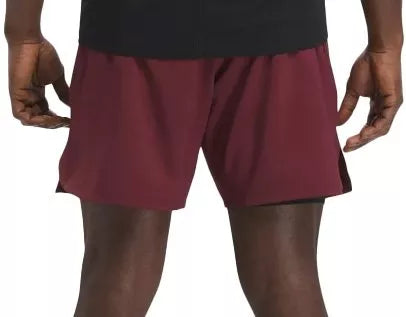 Mens Athletic Shorts - Burgundy