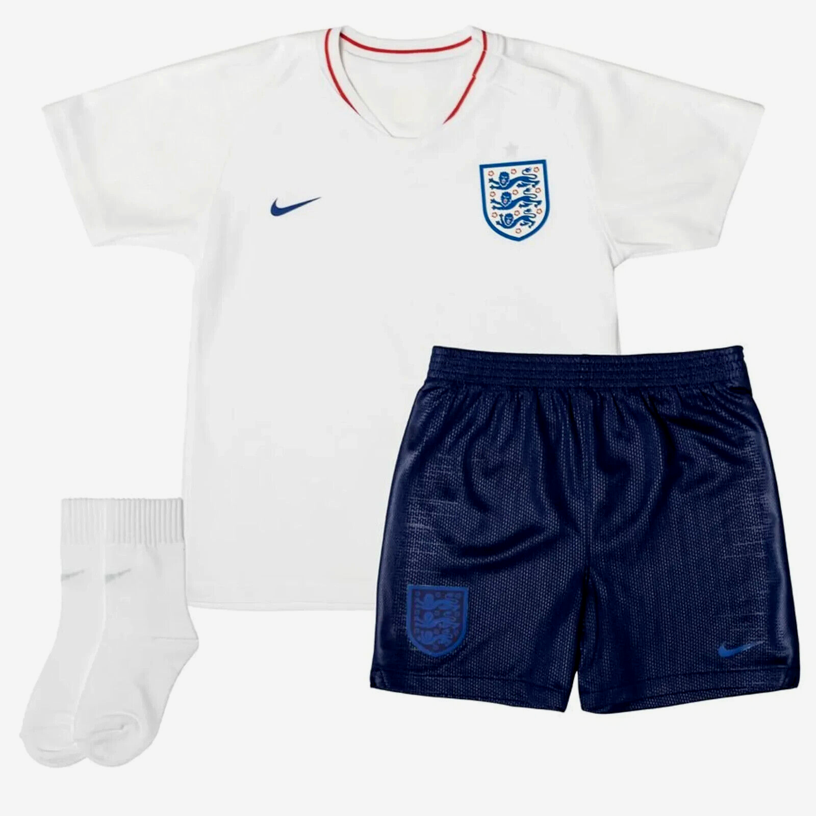 Boys Tracksuit Set - White / Blue
