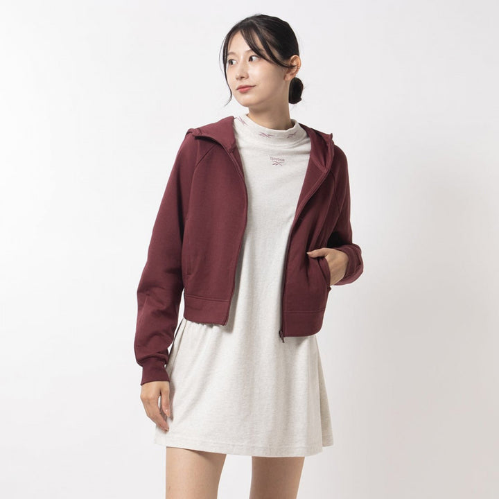 Womens Hoodie - Burgundy