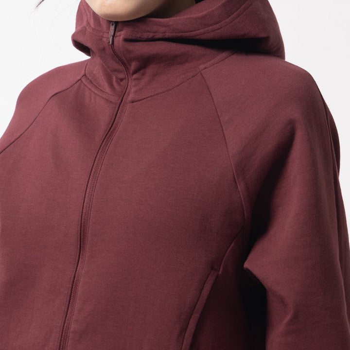 Womens Hoodie - Burgundy