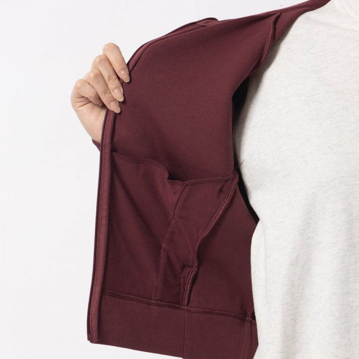 Womens Hoodie - Burgundy