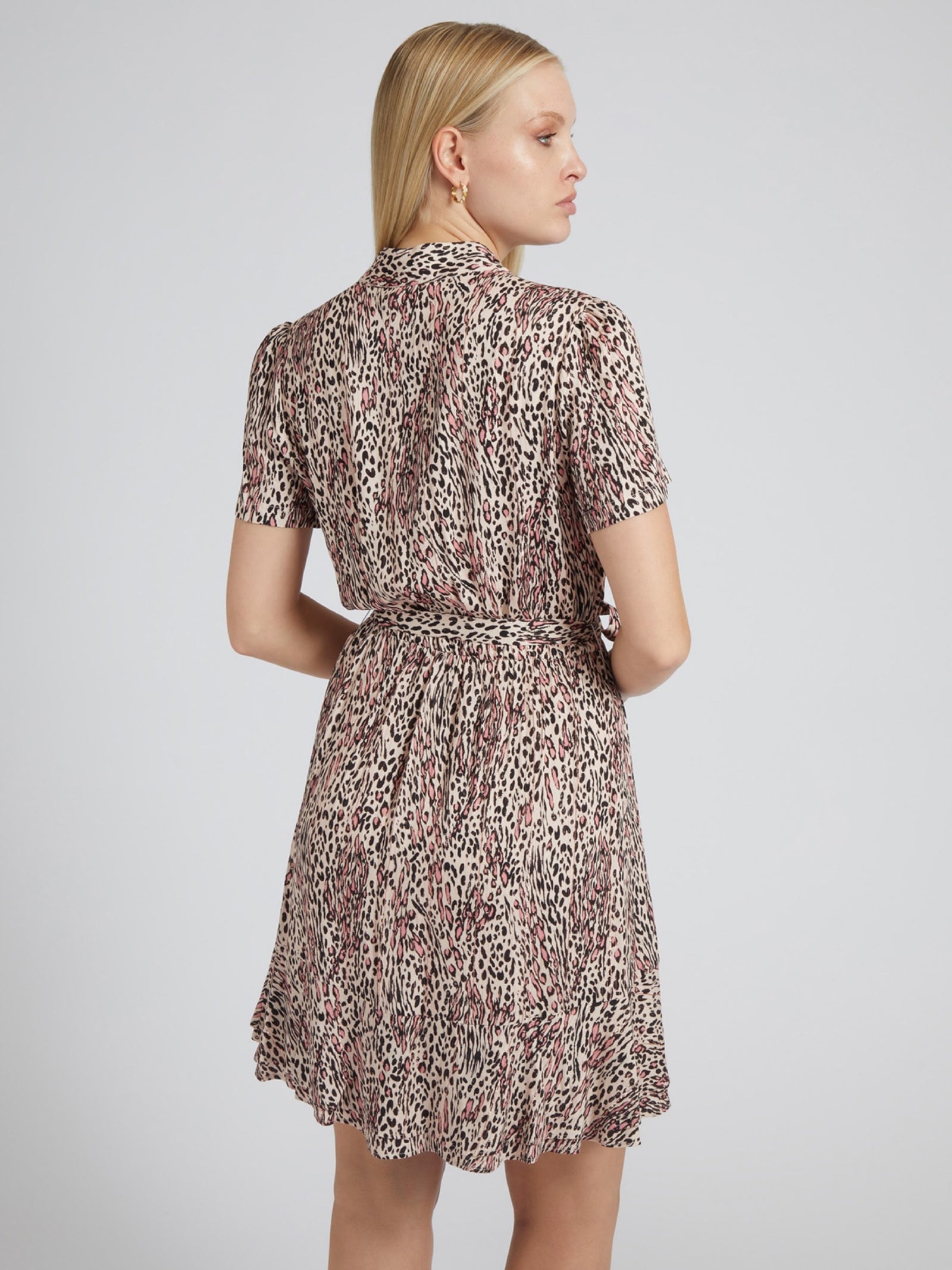 Womens Casual Dress - Leopard