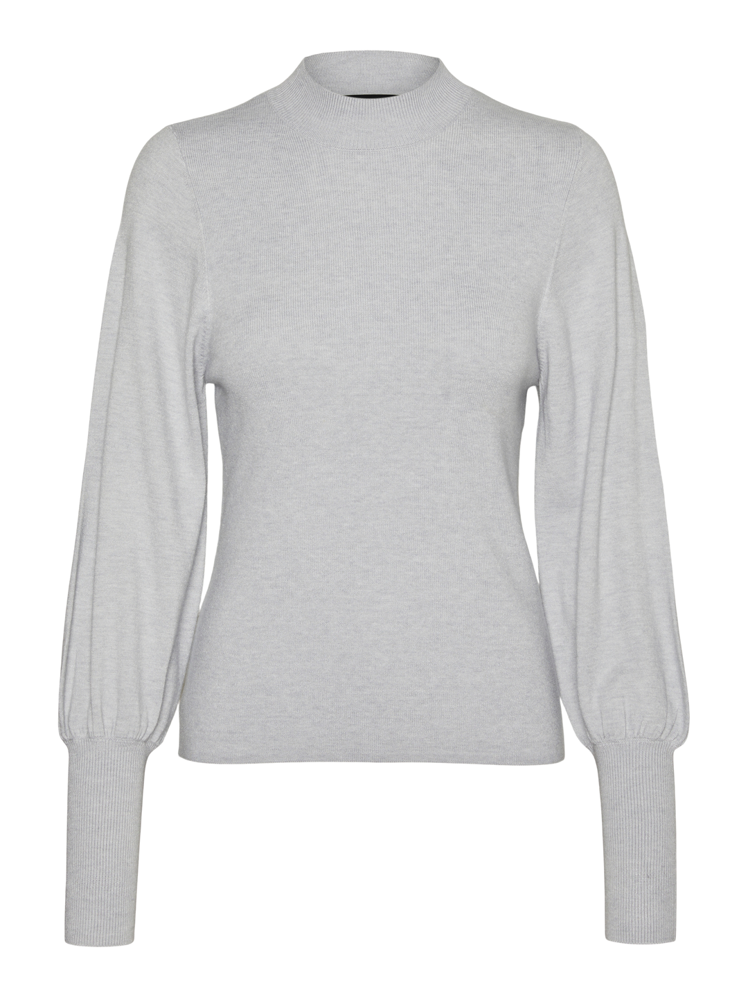 Light Grey Melange Women's Knit Sweater