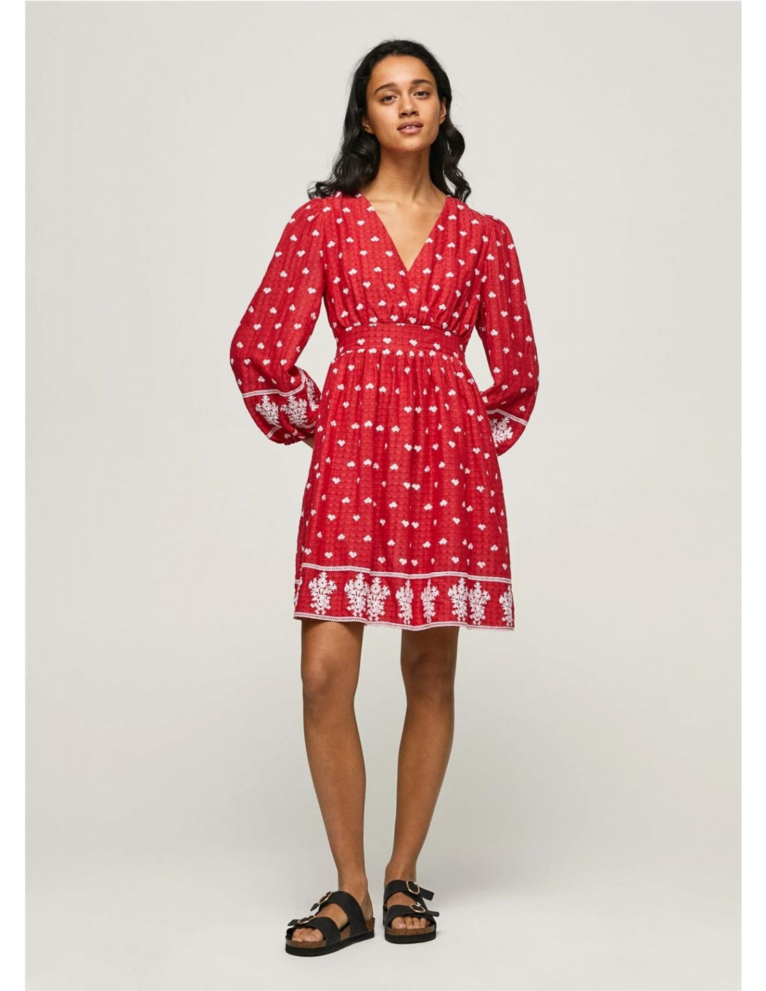 Womens Mini Dress - Red