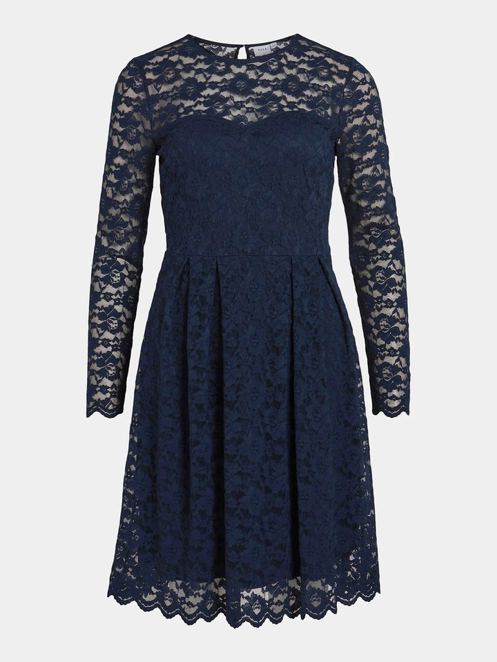 Women Mini Dress - Dark Blue