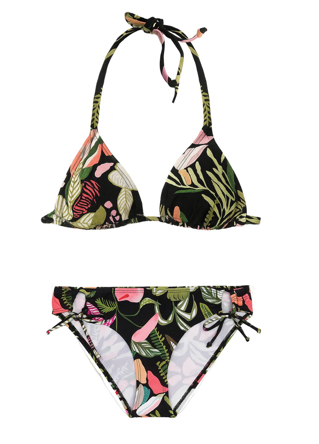 Womens Bikini - Black Floral