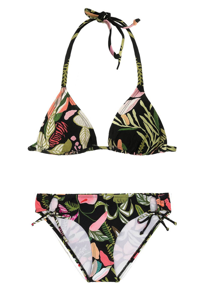 Womens Bikini - Black Floral